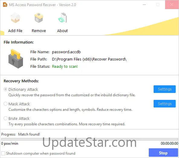 Access Password Recovery 2017.01.27