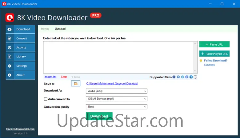 8K Video Downloader 25.0.4.187