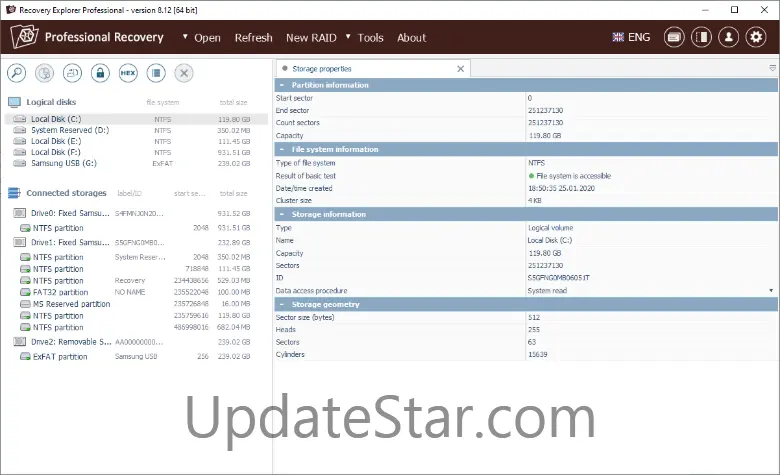 Recovery Explorer Professional 10.5