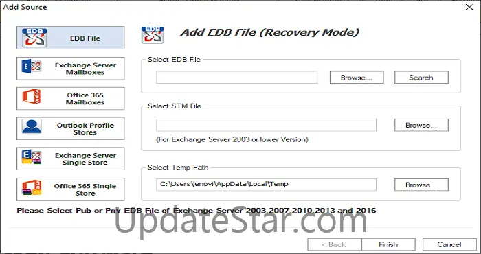 WholeClear Restore Exchange Backup Tool 1.0
