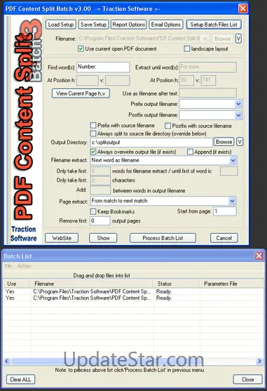 PDF Content Split Batch 4.01