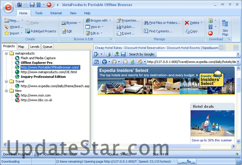 Portable Offline Browser 7.5