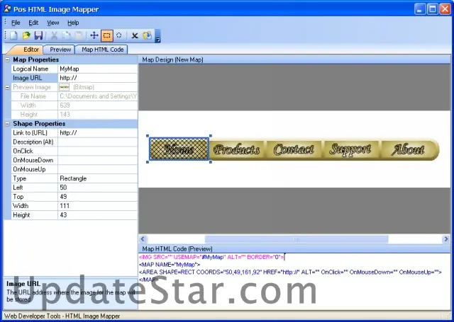 Pos HTML Image Mapper 1.10