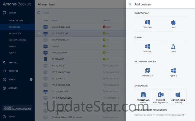 Acronis Backup for Virtual Host 12.5.16428