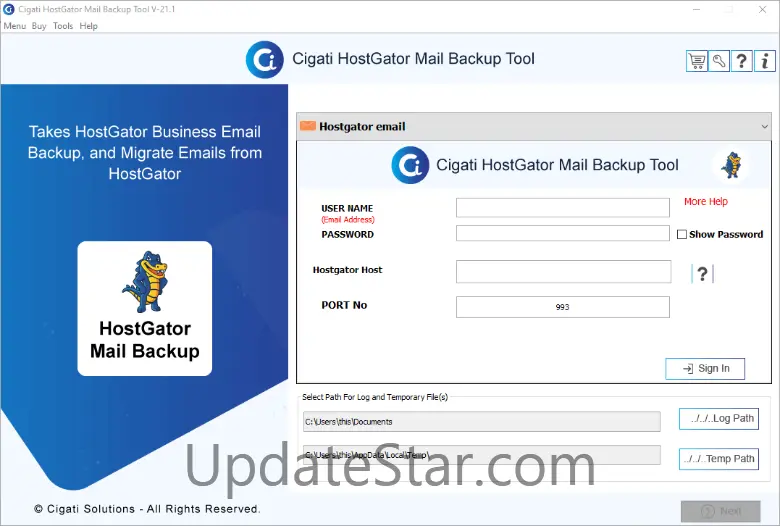 Cigati HostGator Backup Tool 21.1