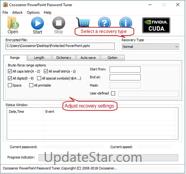 Cocosenor PowerPoint Password Tuner 3.1.0