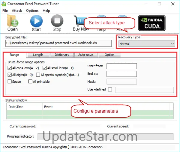 Cocosenor Excel Password Tuner 3.1.0