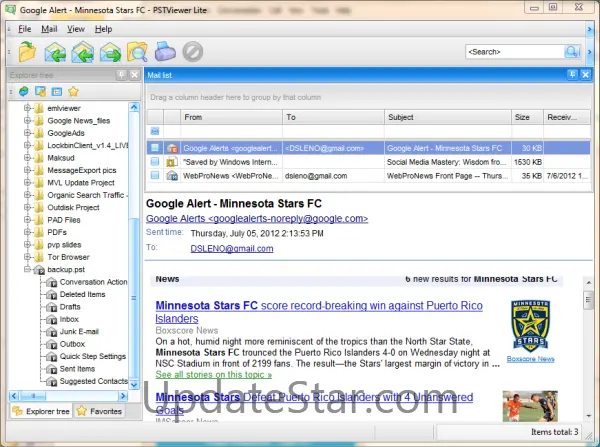 Pst Viewer Lite by Encryptomatic 4.9.116.4901