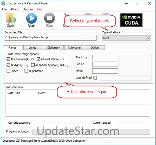 Cocosenor ZIP Password Tuner 3.1.0
