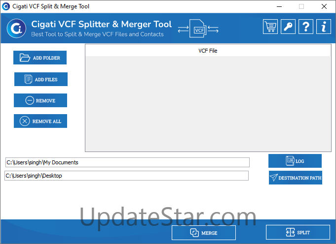 Cigati VCF Split and Merge Tool 21.1