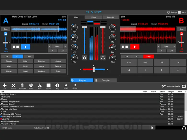 Program4Pc DJ Music Mixer 8.6