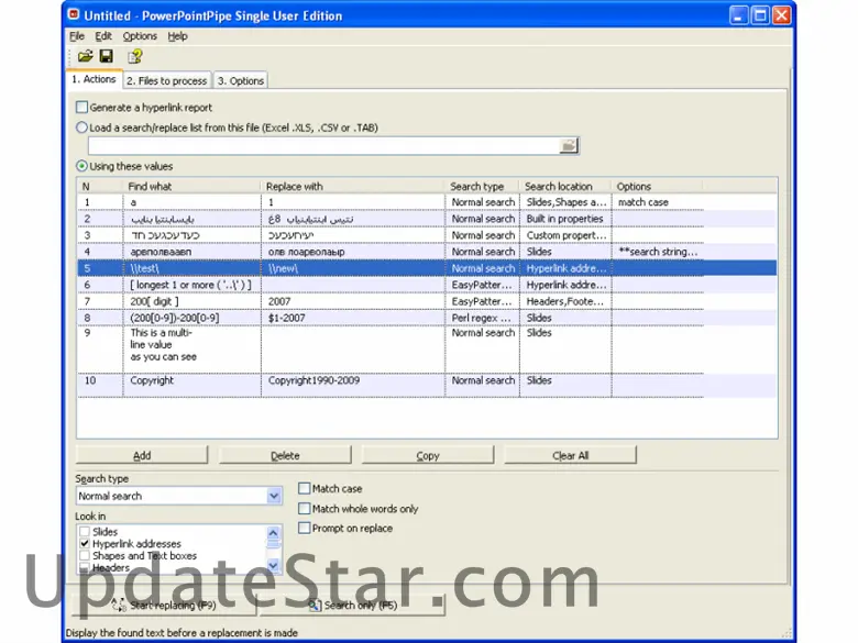 PowerPointPipe Search and Replace 2.8