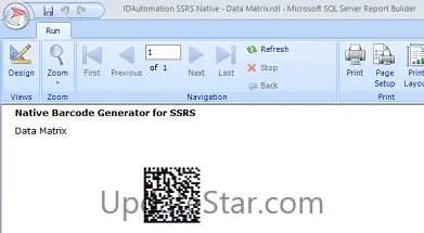 SSRS Data Matrix Barcode Generator 2023