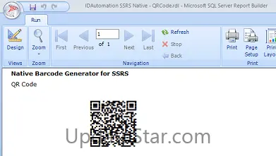 SSRS QR Code Barcode Generator 22.08