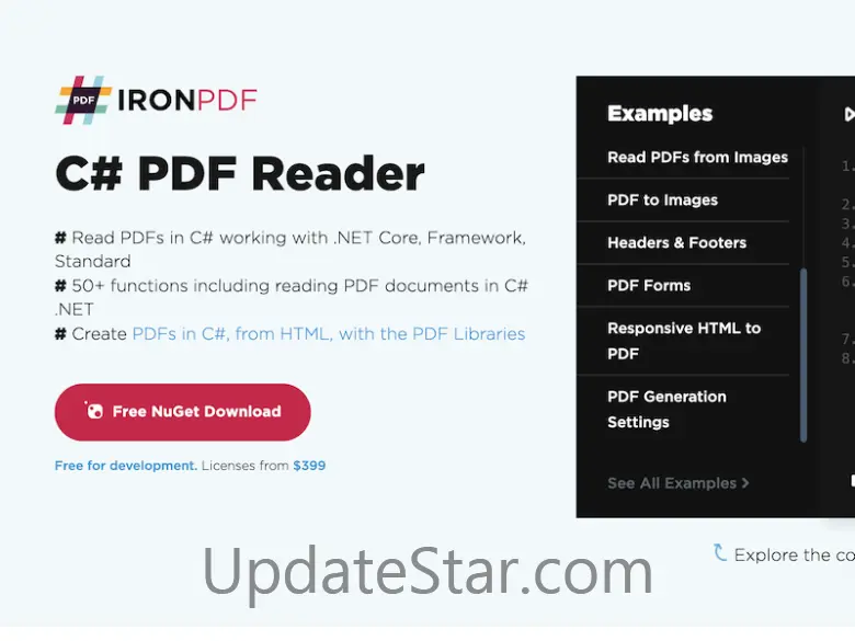 C# PDF Reader 2021.9.3678