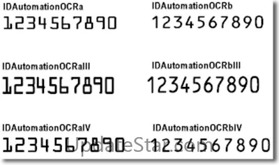 OCR Font Advantage Package 2023