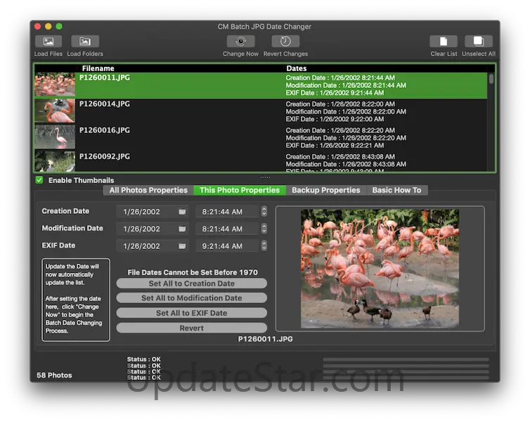 CM Batch JPEG Date Changer 1.8.0