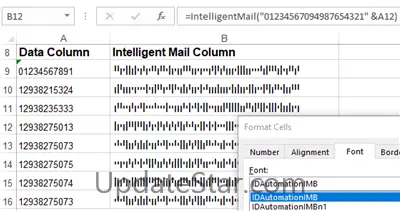 USPS Intelligent Mail IMb Font Package 16.11