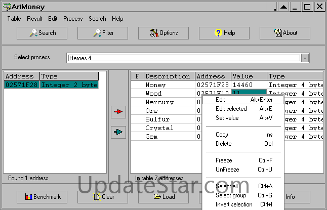Game Cheater ArtMoney 8.19