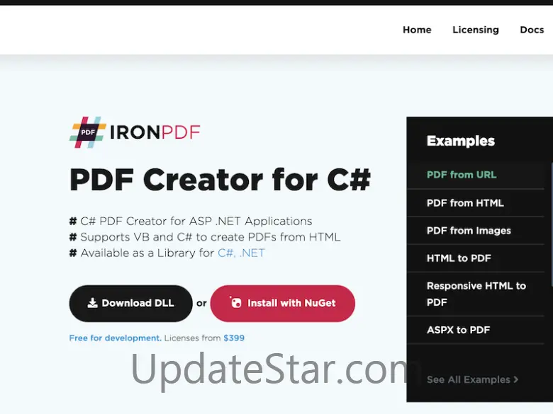 Create PDF in C# 2022.11.10347