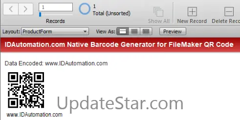 Filemaker QR Code Generator 22.08
