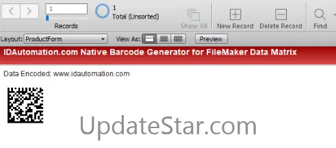 Filemaker Data Matrix Generator 19.11