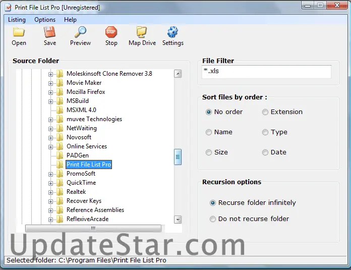 Print File List Pro 2.0.12