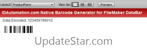 Filemaker GS1 DataBar Generator 17.11