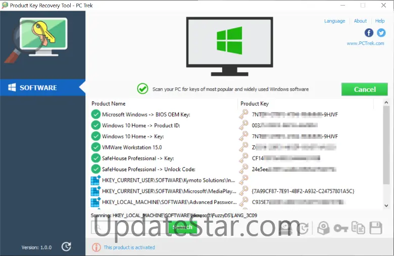 Product Key Recovery Tool 2.0.1