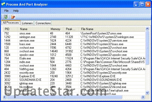 Process And Port Analyzer 2.0