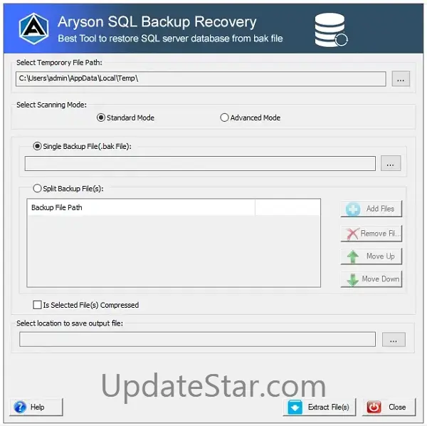 Aryson SQL Backup Recovery 22.0