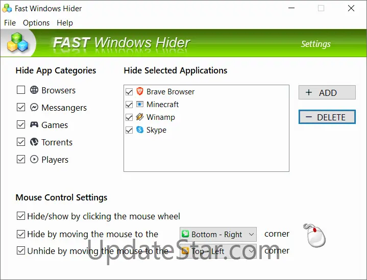Fast Windows Hider 11.2.1