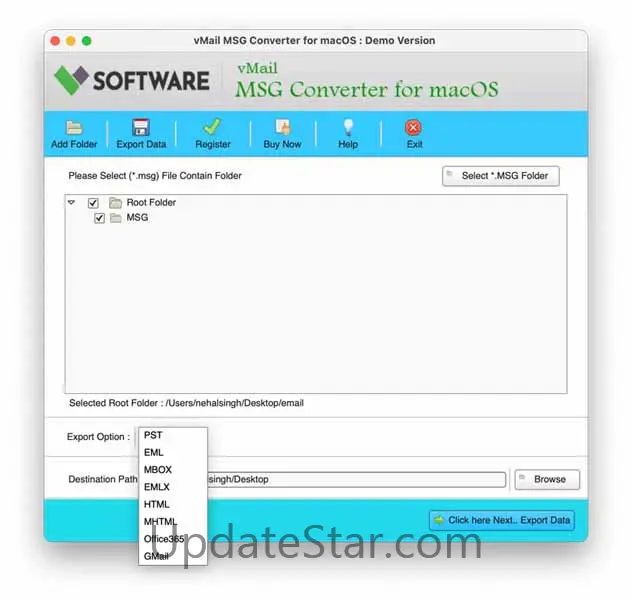 MSG File Converter for Mac 1.0