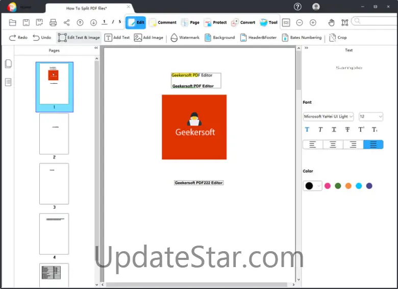 Geekersoft PDF Editor 2.0.0