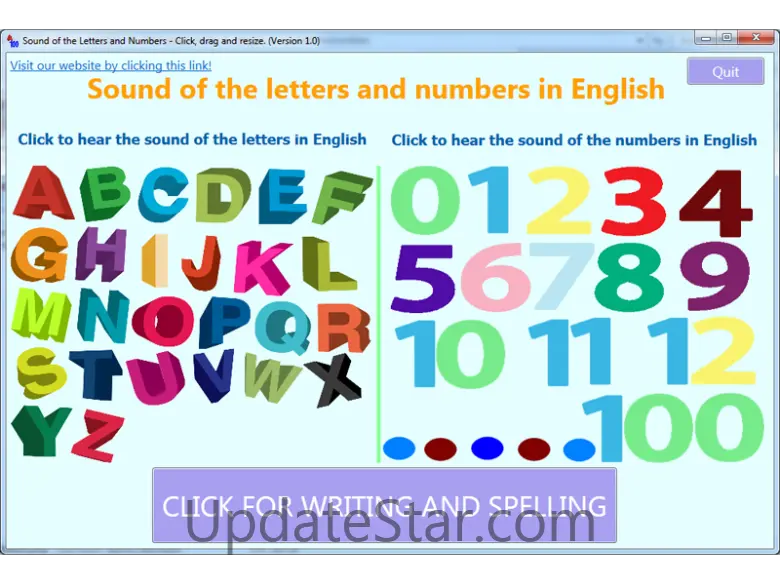 Sound of Letters and Numbers in English 1.0