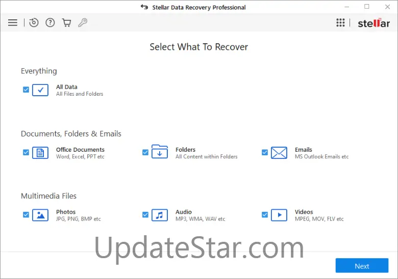 Stellar Data Recovery Professional 12.1.0.4