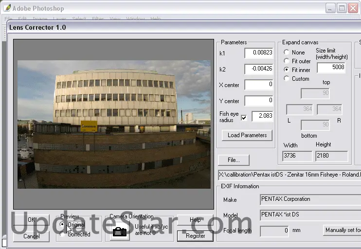 Proxel Lens Corrector 1.2