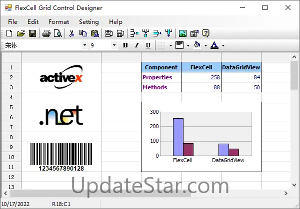 FlexCell Grid Control for .NET 4.6.2