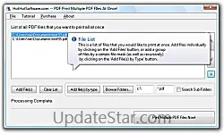 PDF Print Multiple PDF Files at once 9.1