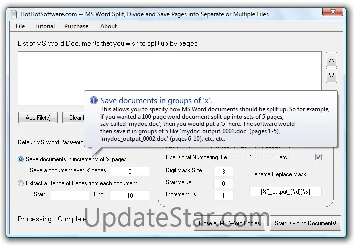 Merge Combine or Join Multiple MSWord 9.1