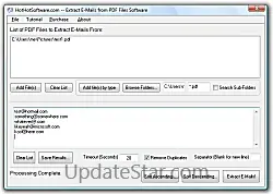 Extract Email PDF File Software 9.1