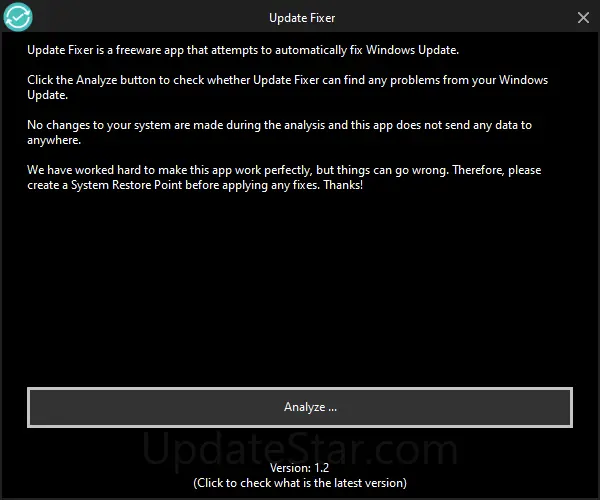 Windows Update Fixer 2.1.2