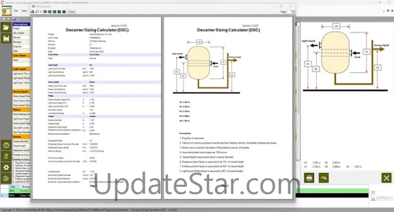 Decanter Sizing Calculator 1.0.0.1