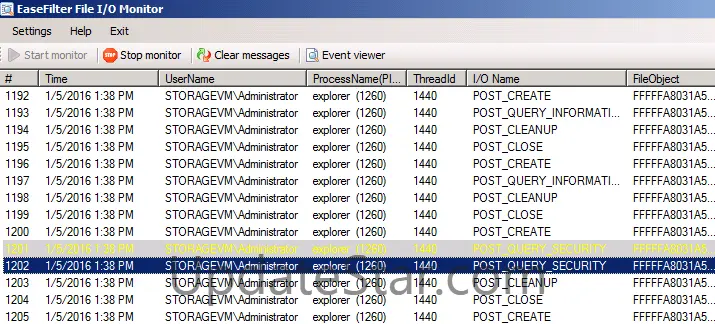 EaseFilter File Access Monitor SDK 5.2.4.1