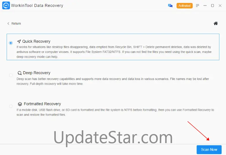 WorkinTool Data Recovery 1.7.0.0