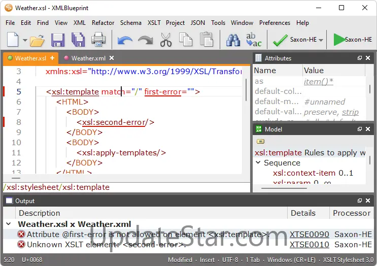 xmlBlueprint XML Editor 20.2023.03.01