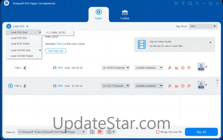 4Easysoft DVD Ripper 1.0.26