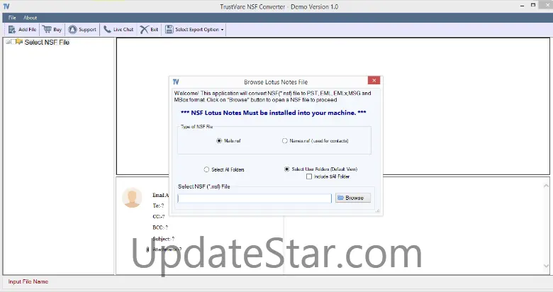 TrustVare NSF Converter 1.0