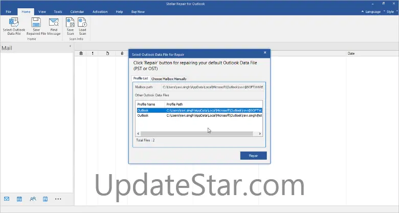 Stellar Repair for Outlook 12.1.0.0