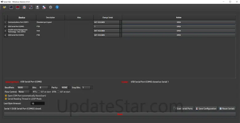 SerialTool for MAC OS 1.0.0